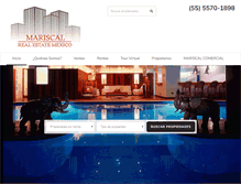Tablet Screenshot of mariscalrealestatemexico.com